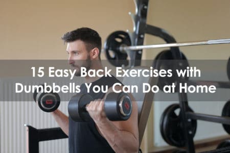 back exercises with dumbbells