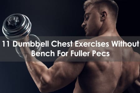 dumbbell chest exercises without bench